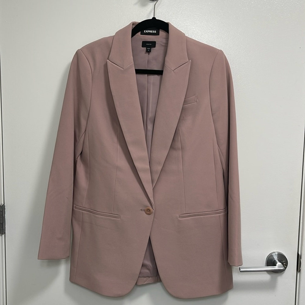 Express One button blazer